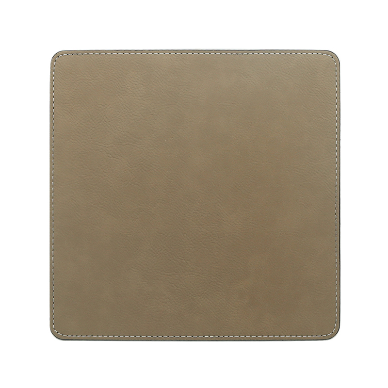 Pad Luiche Cearnóg Leatherette Laserable 20*20cm