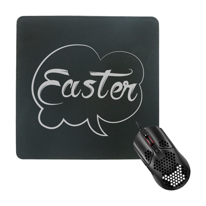 Pad Luiche Cearnóg Leatherette Laserable 20*20cm