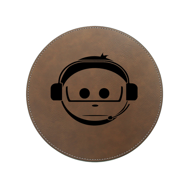 Pad Luiche Babhta Leatherette Léasair 20*20cm