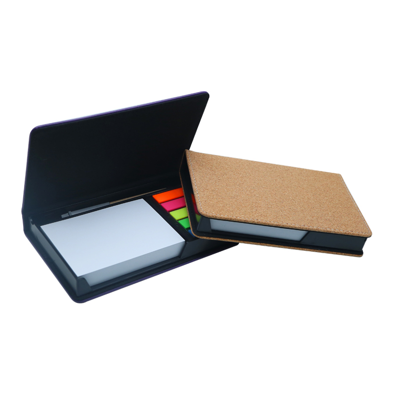 Sealbhóir Notepad Dronuilleog Leatherette Laserable