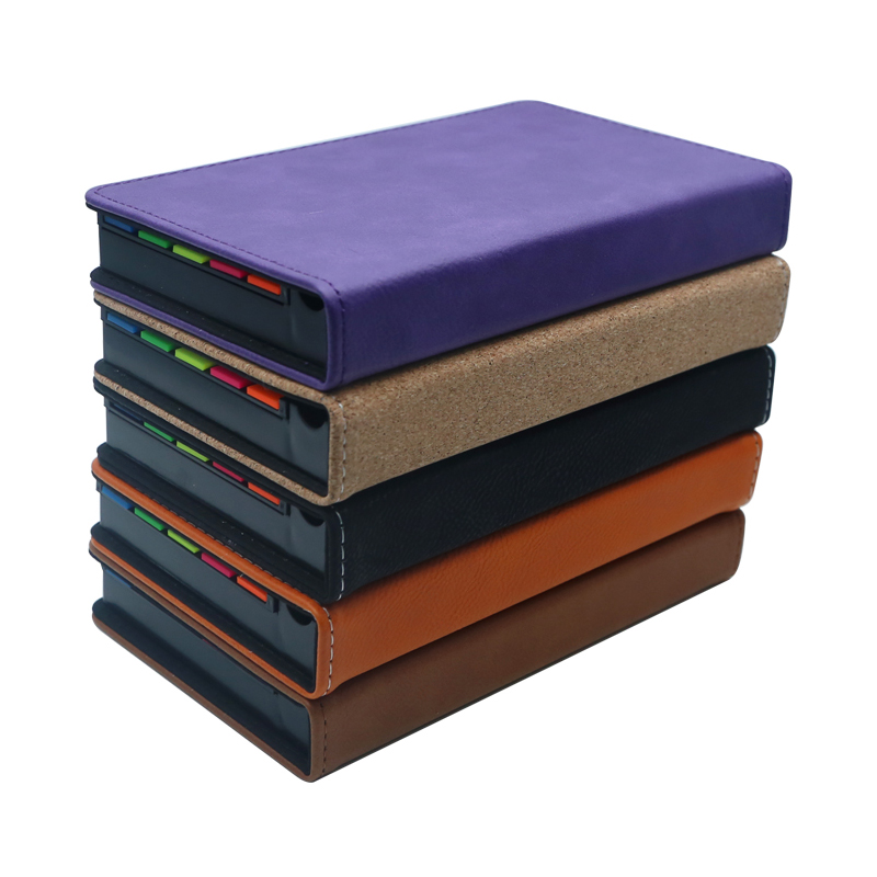 Sealbhóir Notepad Dronuilleog Leatherette Laserable