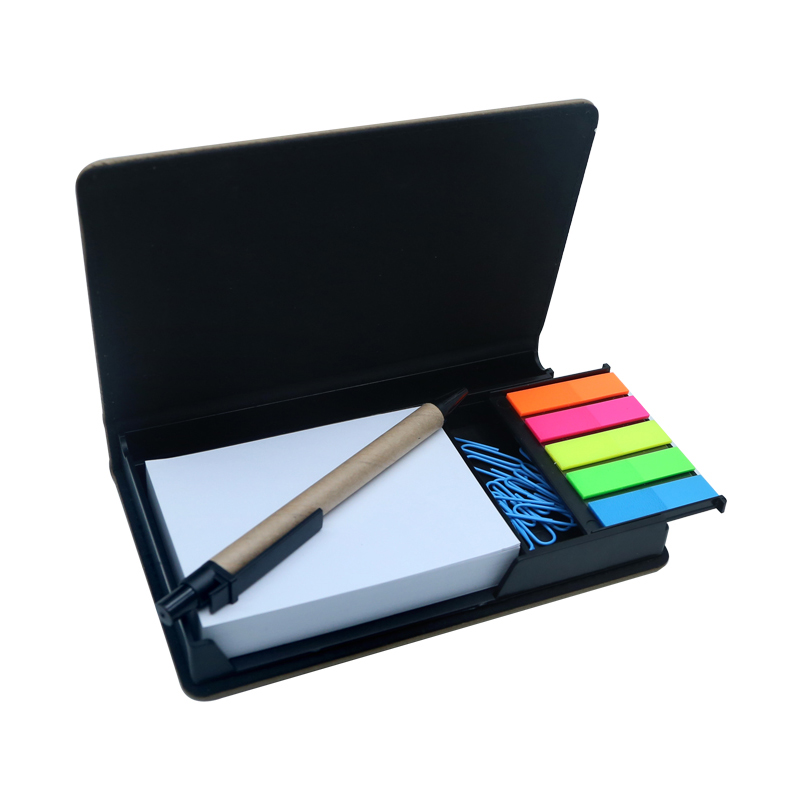 Sealbhóir Notepad Dronuilleog Leatherette Laserable