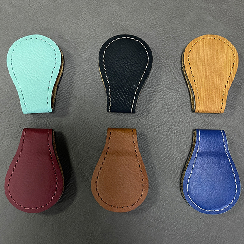 Leabharmharc Maighnéad Leatherette Laserable