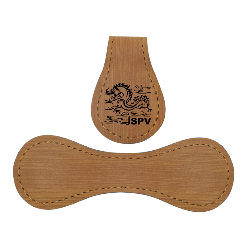 Leabharmharc Maighnéad Leatherette Laserable