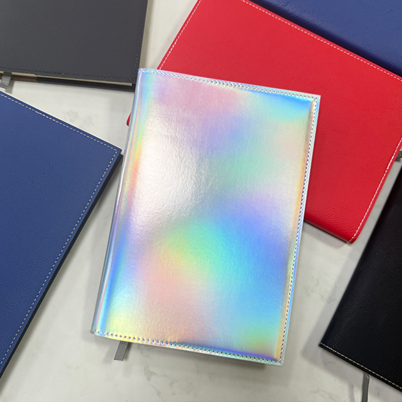 Leabhar nótaí Inathraithe Leatherette Laserable