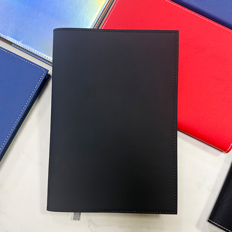 Leabhar nótaí Inathraithe Leatherette Laserable