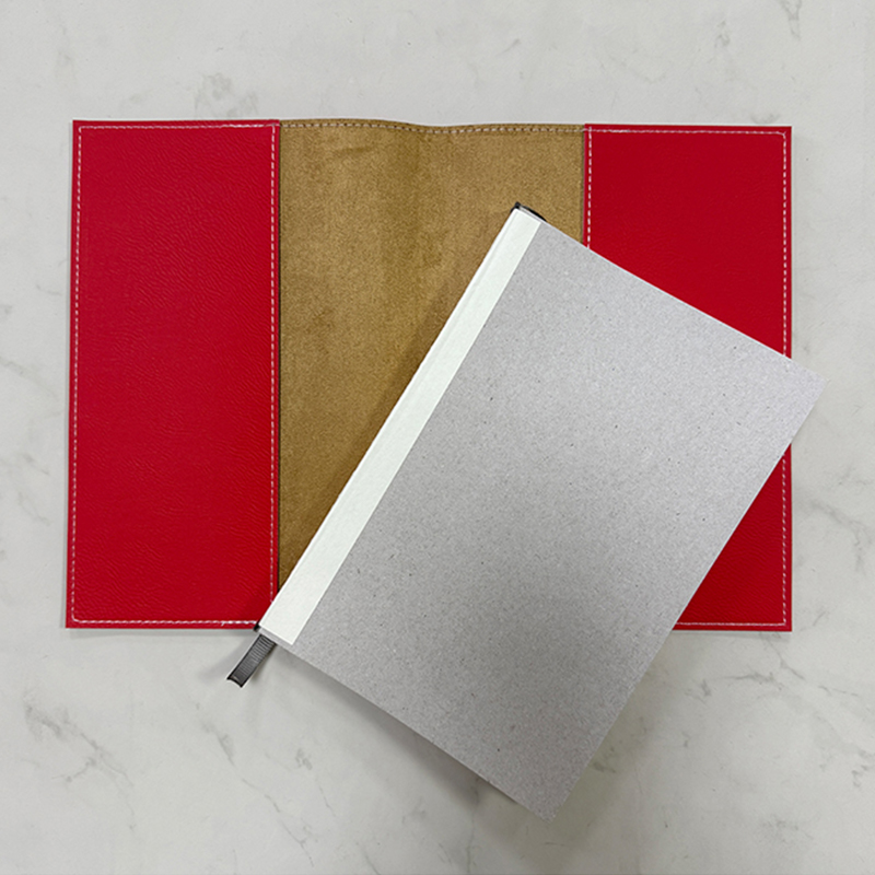 Leabhar nótaí Inathraithe Leatherette Laserable