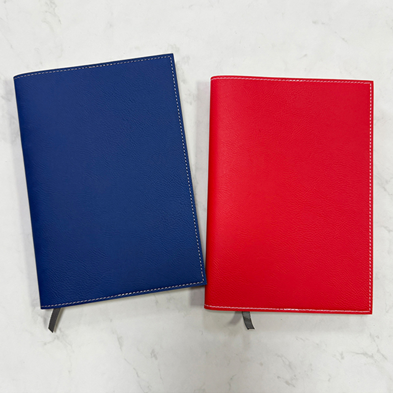 Leabhar nótaí Inathraithe Leatherette Laserable