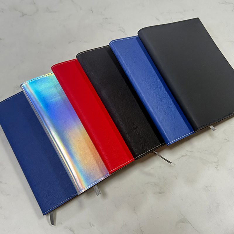 Leabhar nótaí Inathraithe Leatherette Laserable