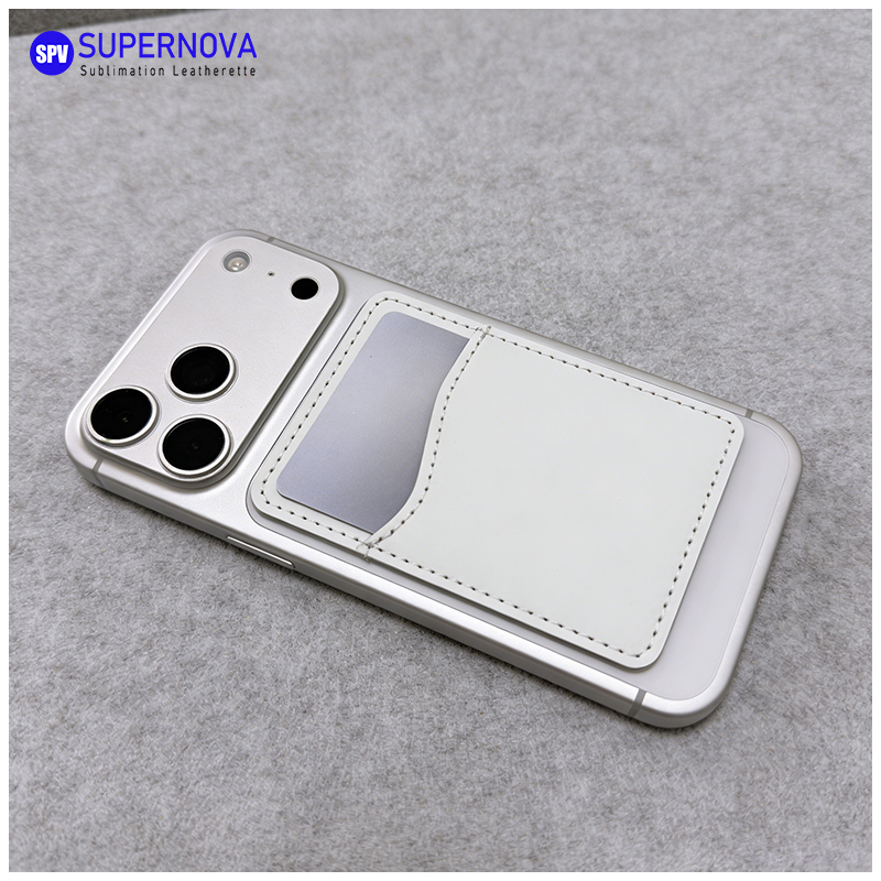 Sealbhóir Cárta Fón Leatherette Sublimation le Maighnéad