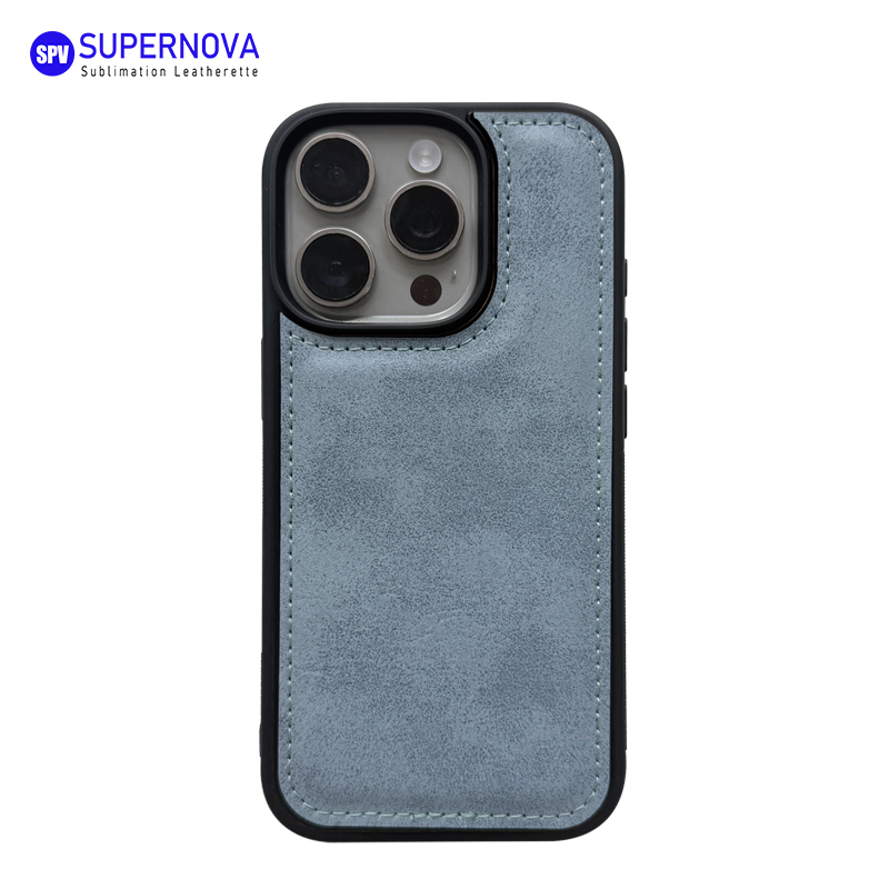 Cás Fón Leatherette Laserable