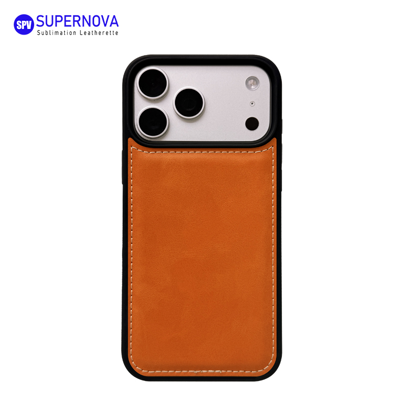 Cás Fón Leatherette Laserable