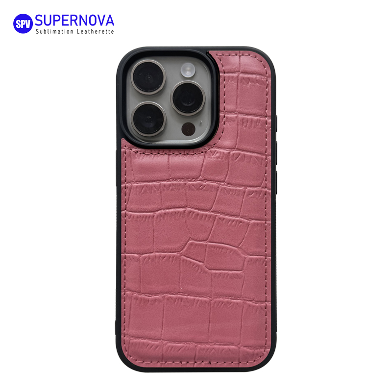 Cás Fón Leatherette Laserable