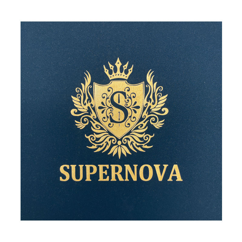 Bosca Bronntanais Páipéar Kraft Óir Engraved Laser