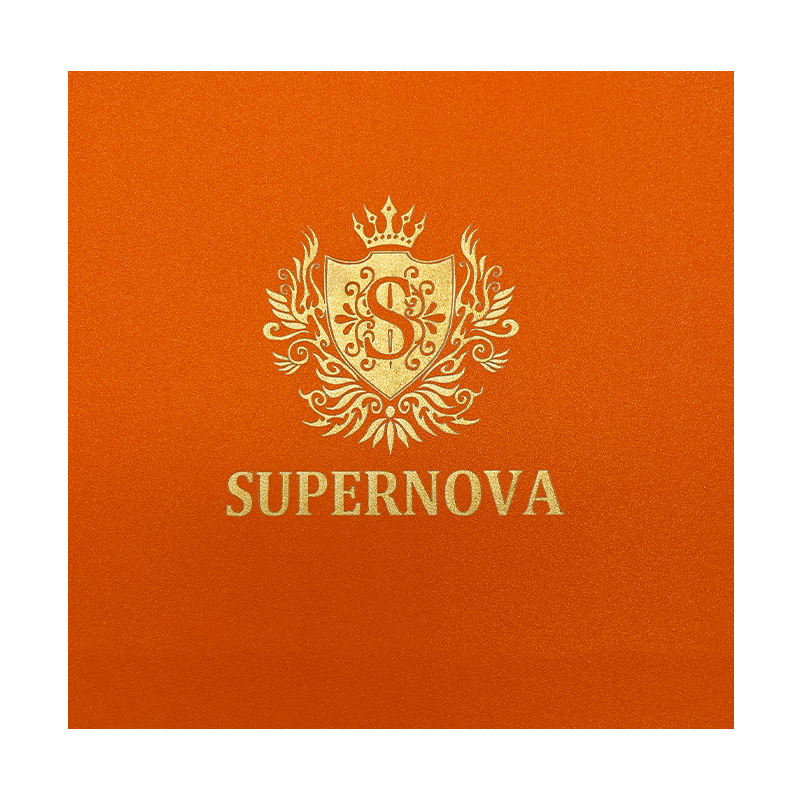 Bosca Bronntanais Páipéar Kraft Óir Engraved Laser