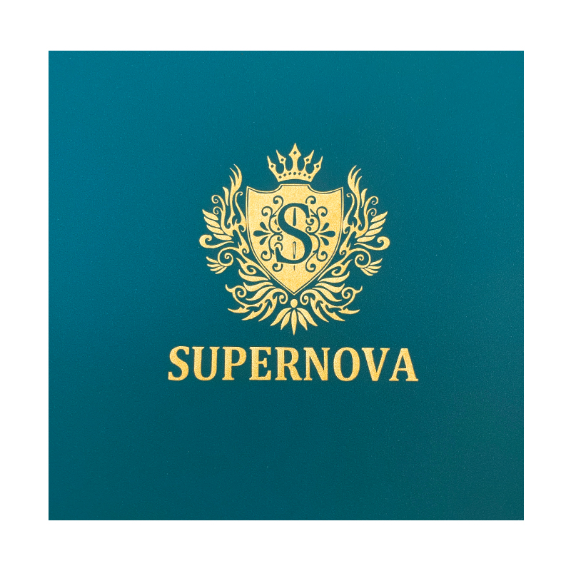 Bosca Bronntanais Páipéar Kraft Óir Engraved Laser