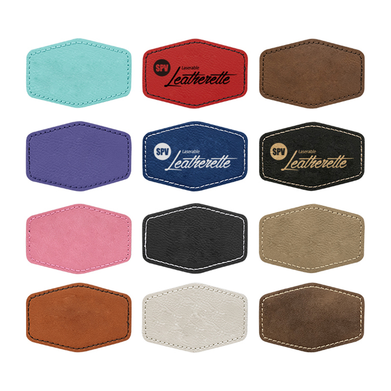 3 1/2' x 2 1/2' Paistí Heics Leatherette