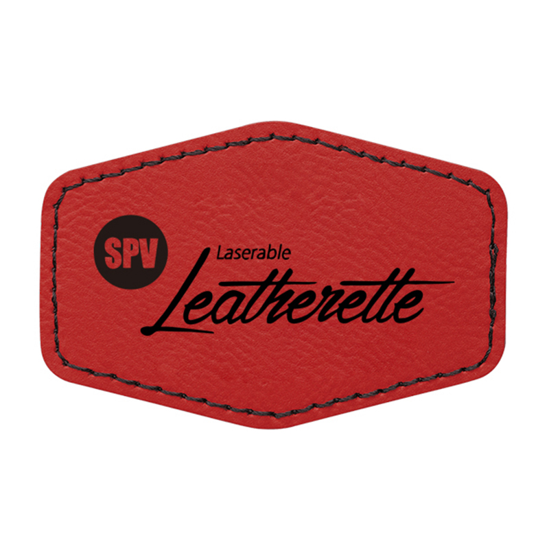 3 1/2' x 2 1/2' Paistí Heics Leatherette