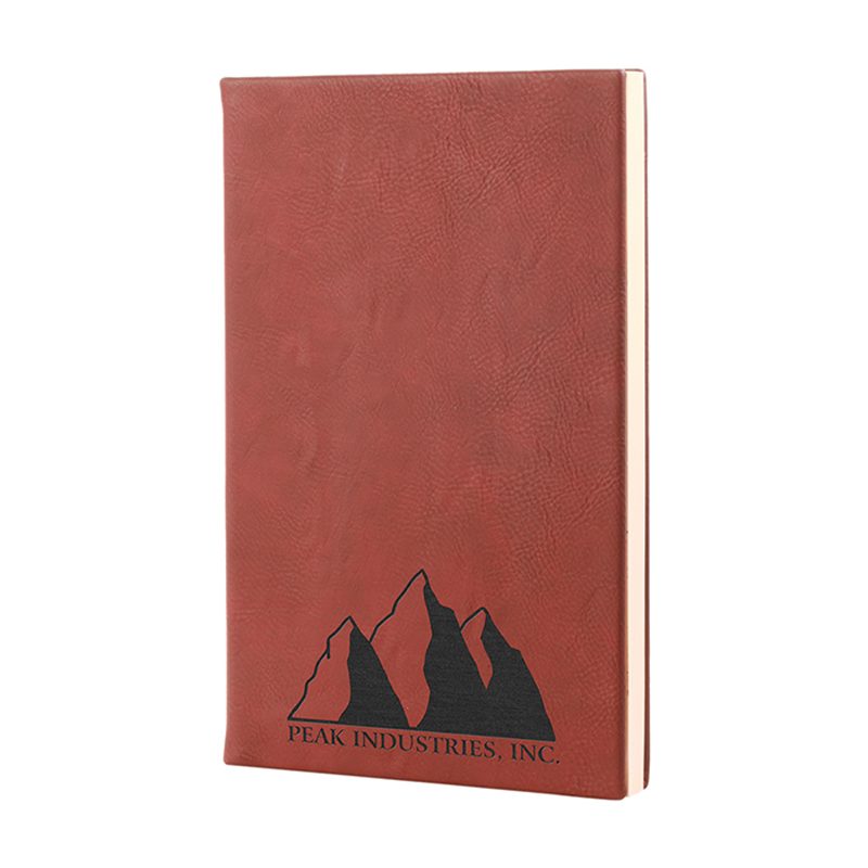 Leatherette Léasair 7 x 9 3/4 Sceitseáil Leabhar