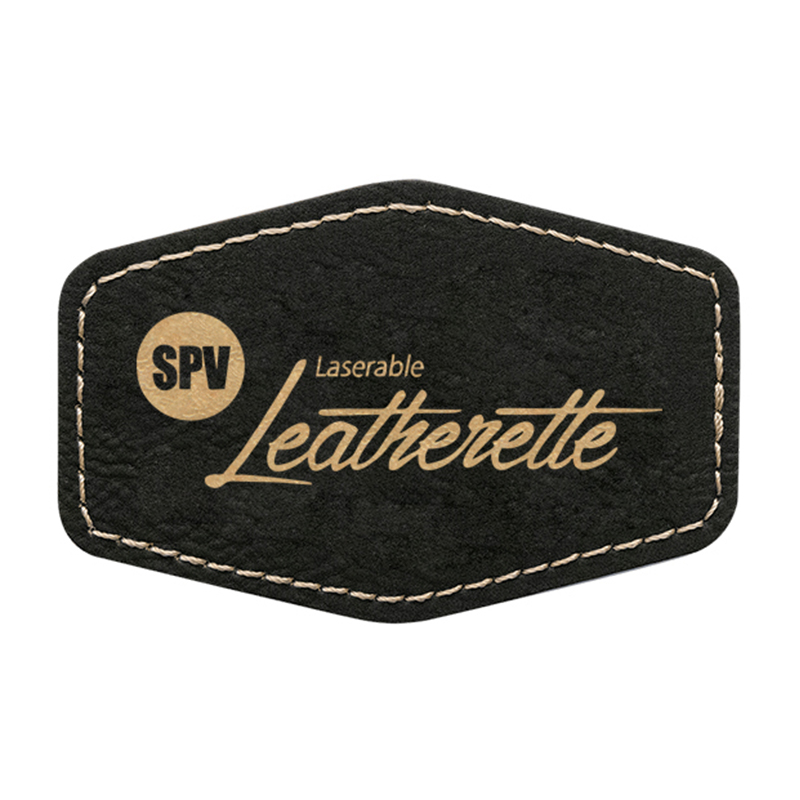 3 1/2' x 2 1/2' Paistí Heics Leatherette