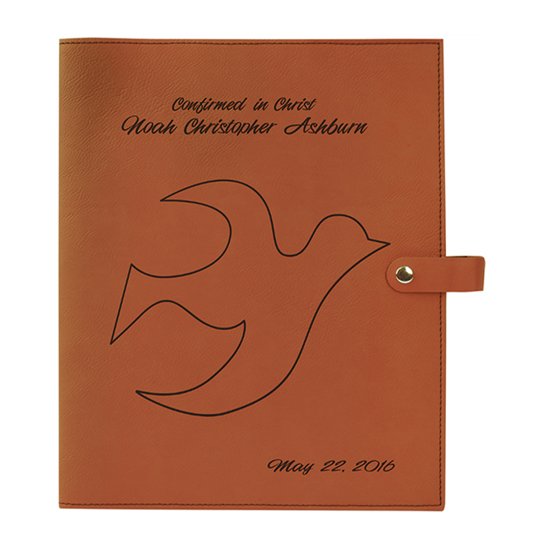 Clúdach Leabhar Leatherette le Dúnadh Snap