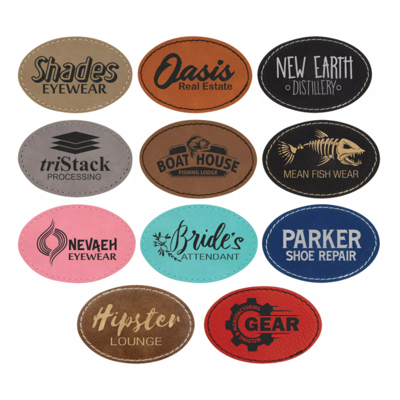 3' x 2' Paistí Leatherette Oval