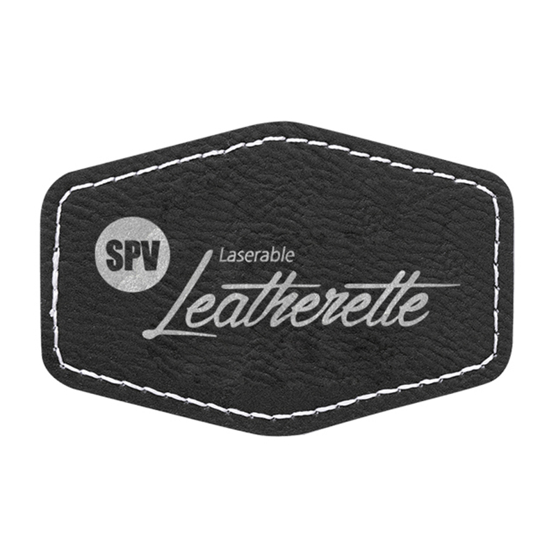 3 1/2' x 2 1/2' Paistí Heics Leatherette