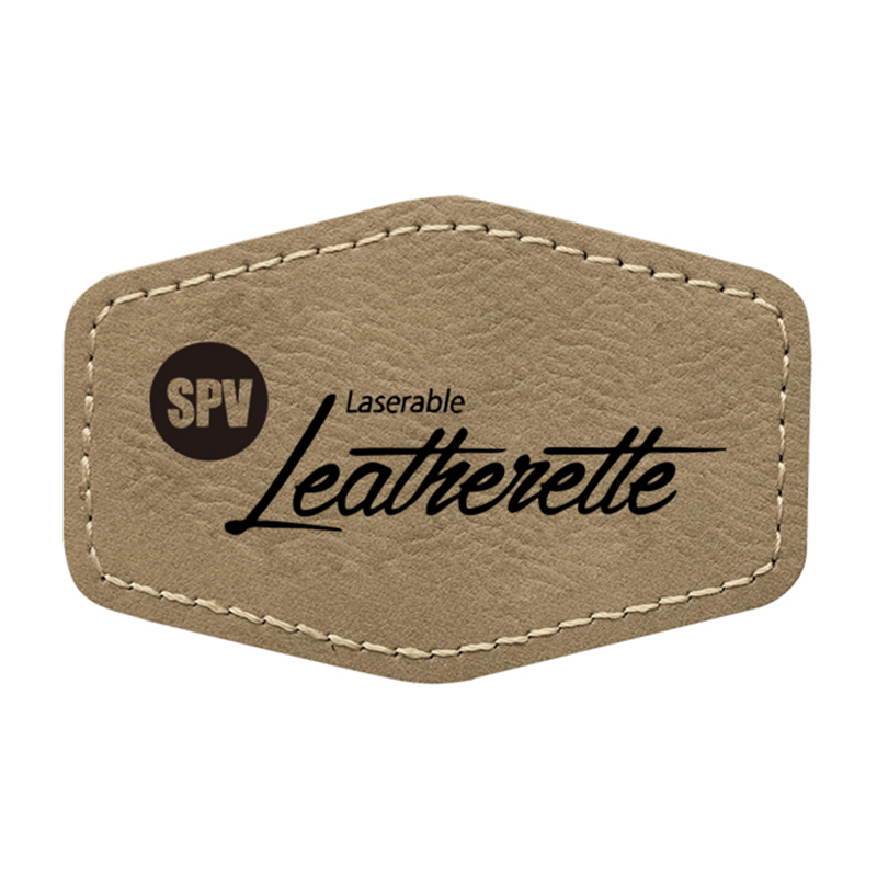3 1/2' x 2 1/2' Paistí Heics Leatherette