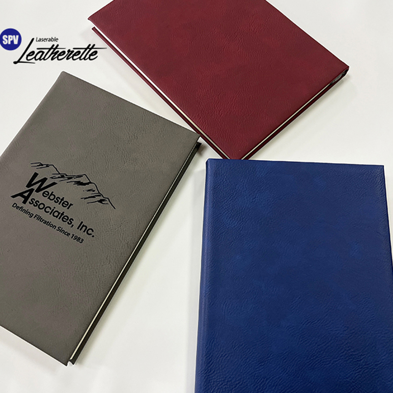 Leatherette Léasair 7 x 9 3/4 Sceitseáil Leabhar