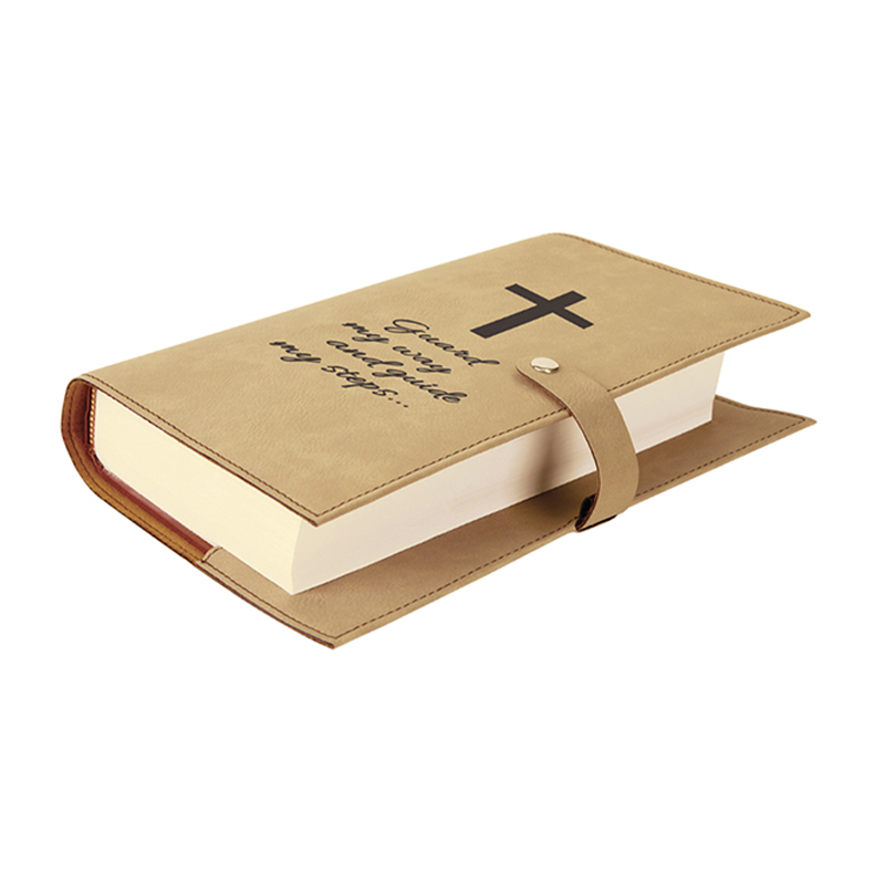 Clúdach Leabhar Leatherette le Dúnadh Snap