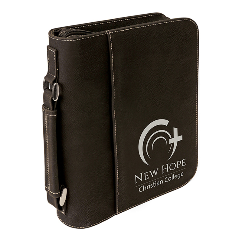 7 1/2'×10 3/4'Clúdach Leabhar Leatherette le Dúnadh Zipper