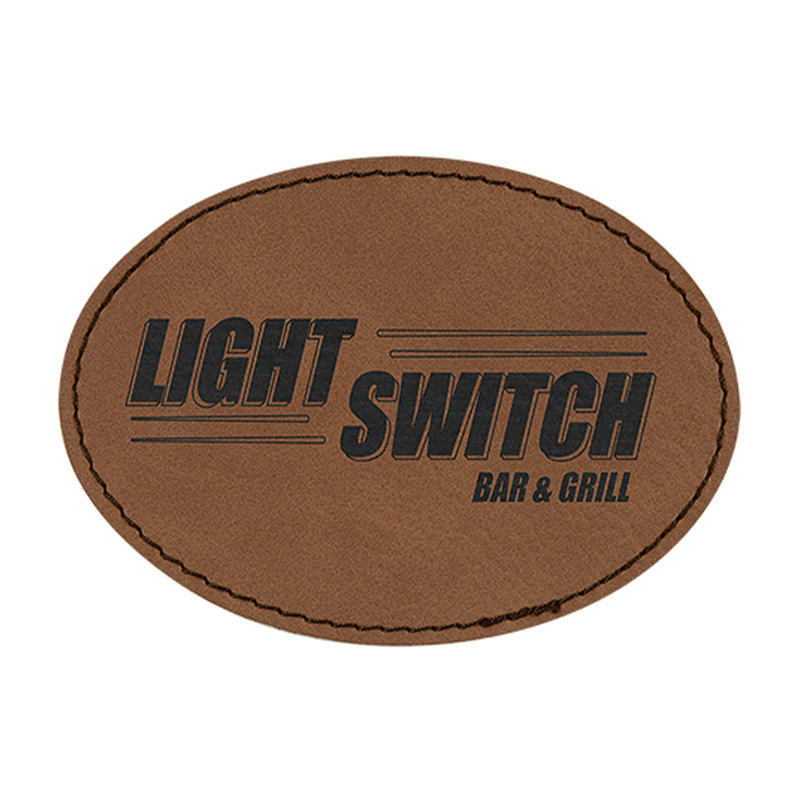 3' x 2' Paistí Leatherette Oval
