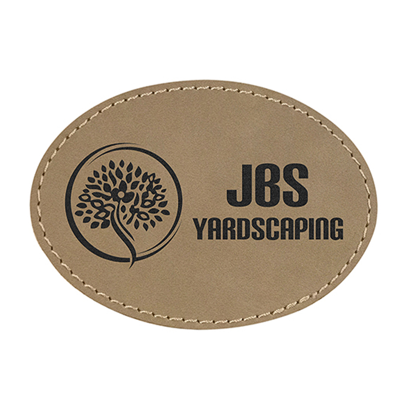 3' x 2' Paistí Leatherette Oval
