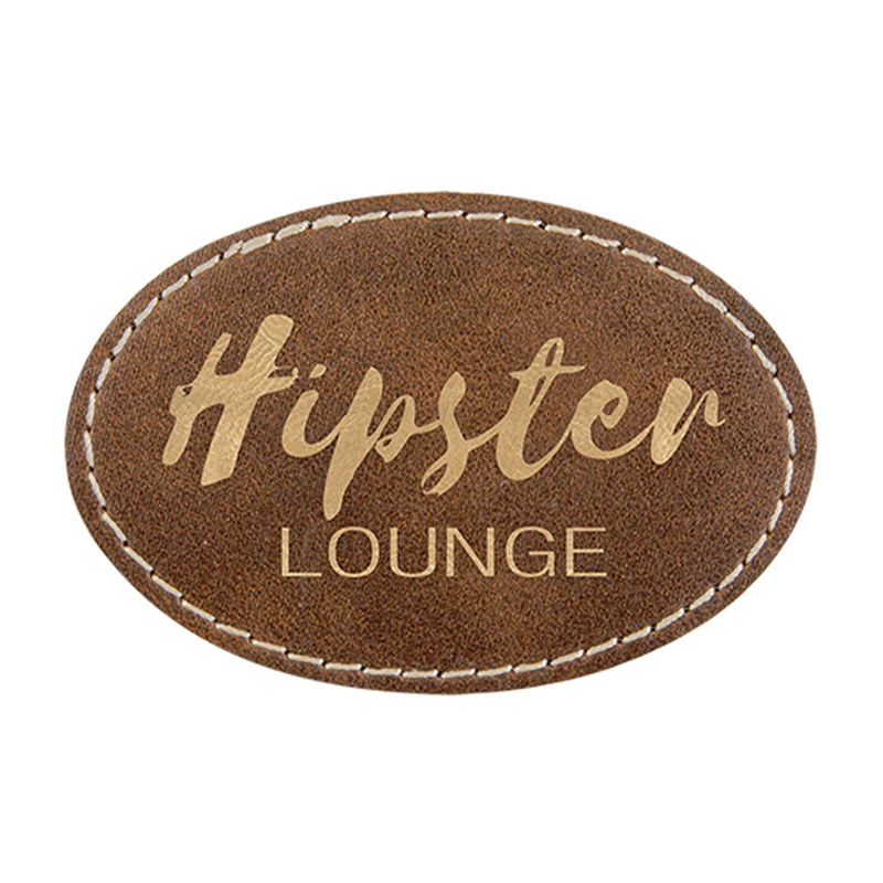 3' x 2' Paistí Leatherette Oval