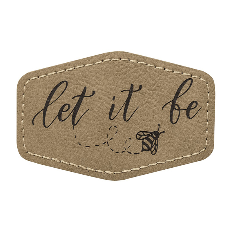 3 1/2' x 2 1/2' Paistí Heics Leatherette