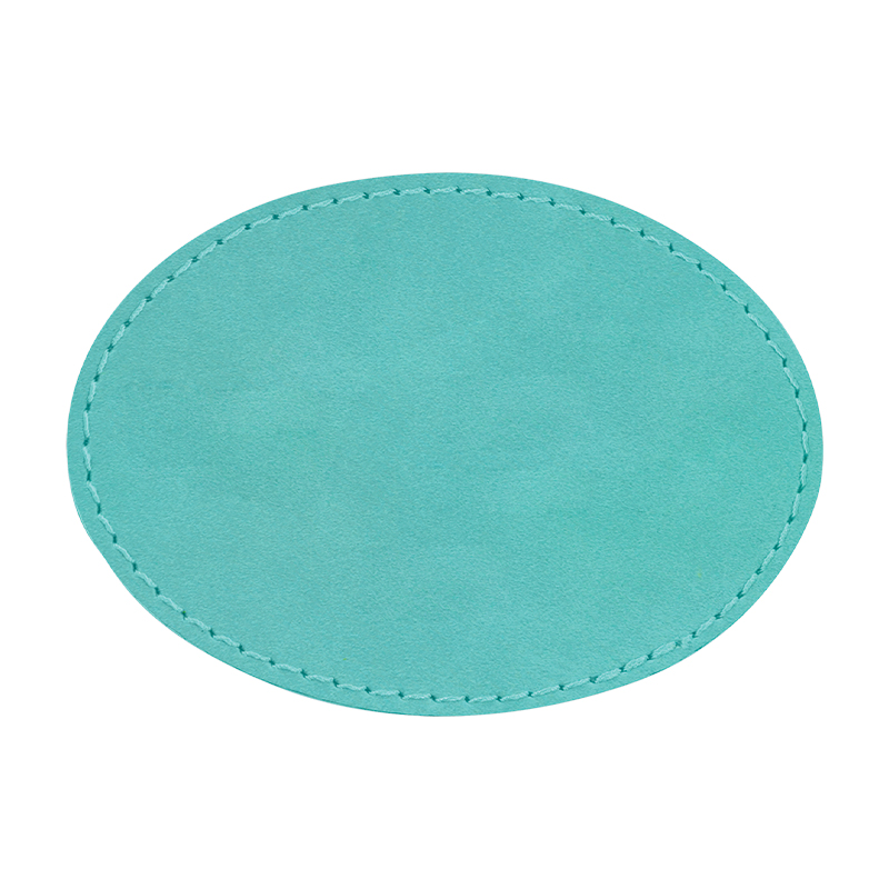 3 1/2' x 2 1/2' Paistí Leatherette Oval