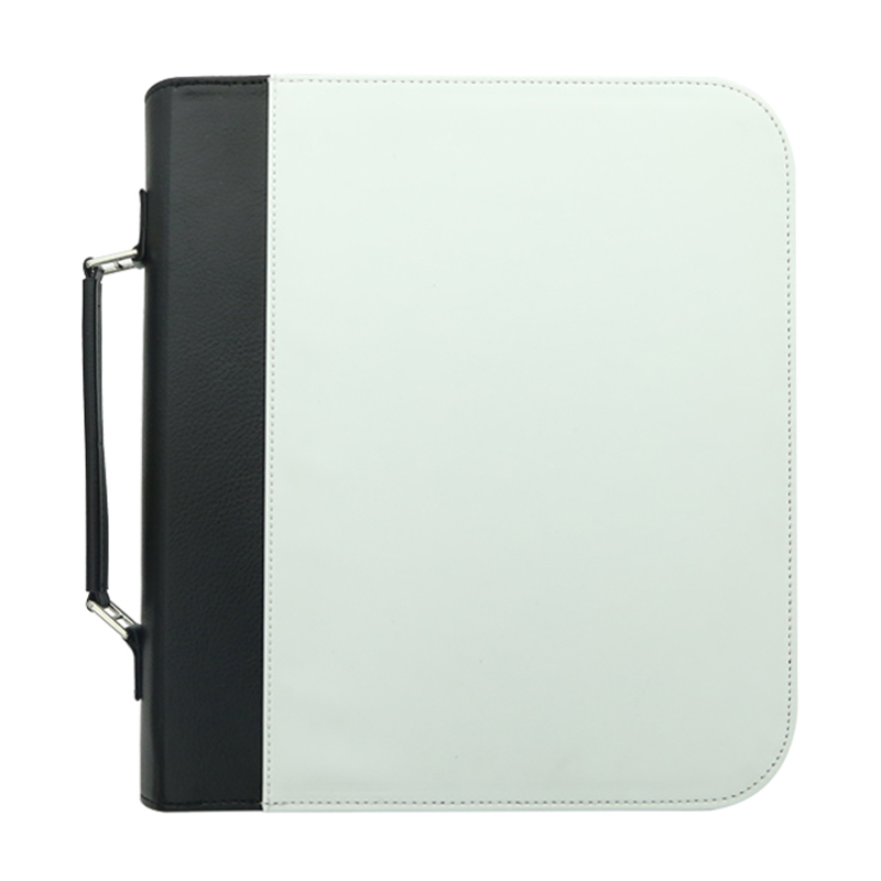 Clúdach Leabhar Leatherette Sublimation le Dúnadh Zipper