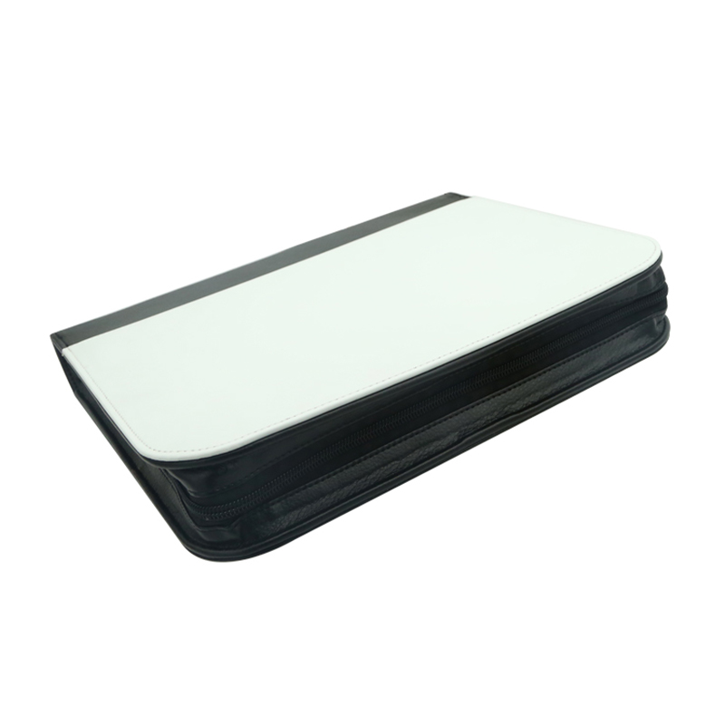 Clúdach Leabhar Leatherette Sublimation le Dúnadh Zipper