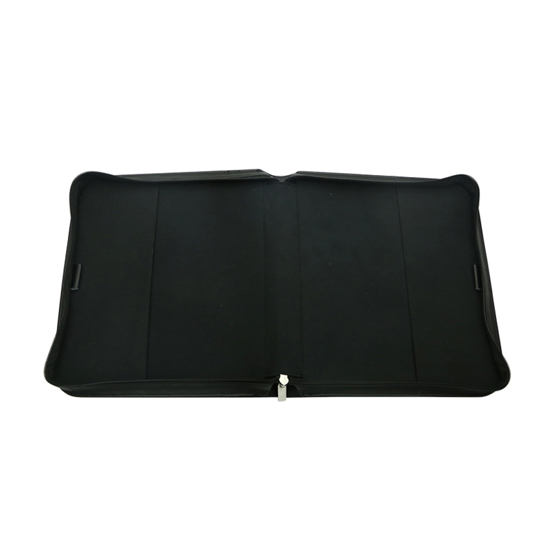 Clúdach Leabhar Leatherette Sublimation le Dúnadh Zipper
