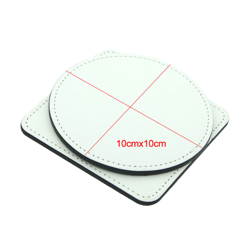 Sublimation PU Leathar Mug Coaster - Babhta