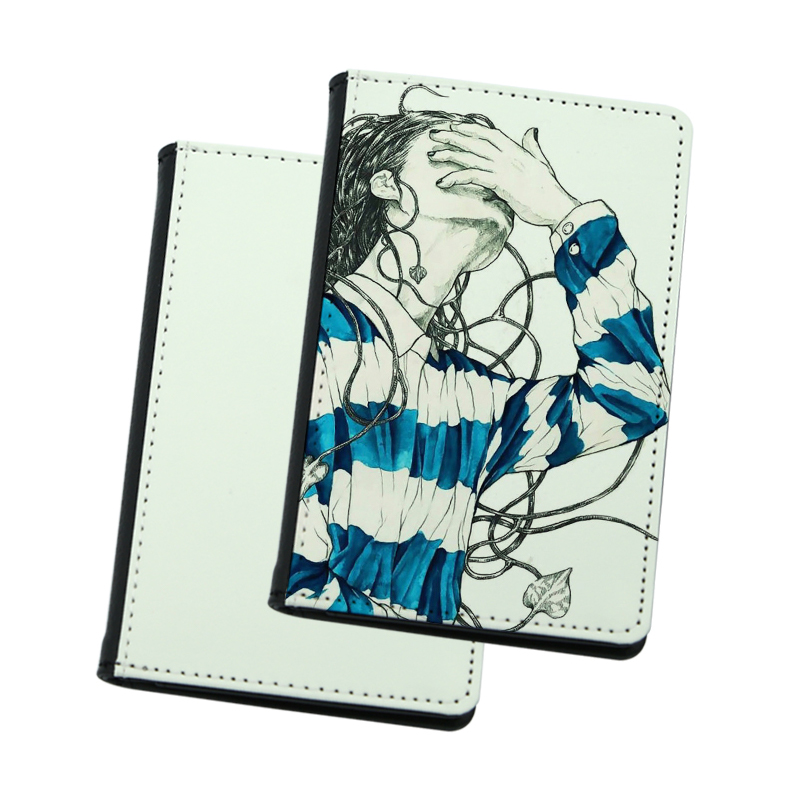 Cás Pas Sublimation Leatherette le Leathar PU istigh