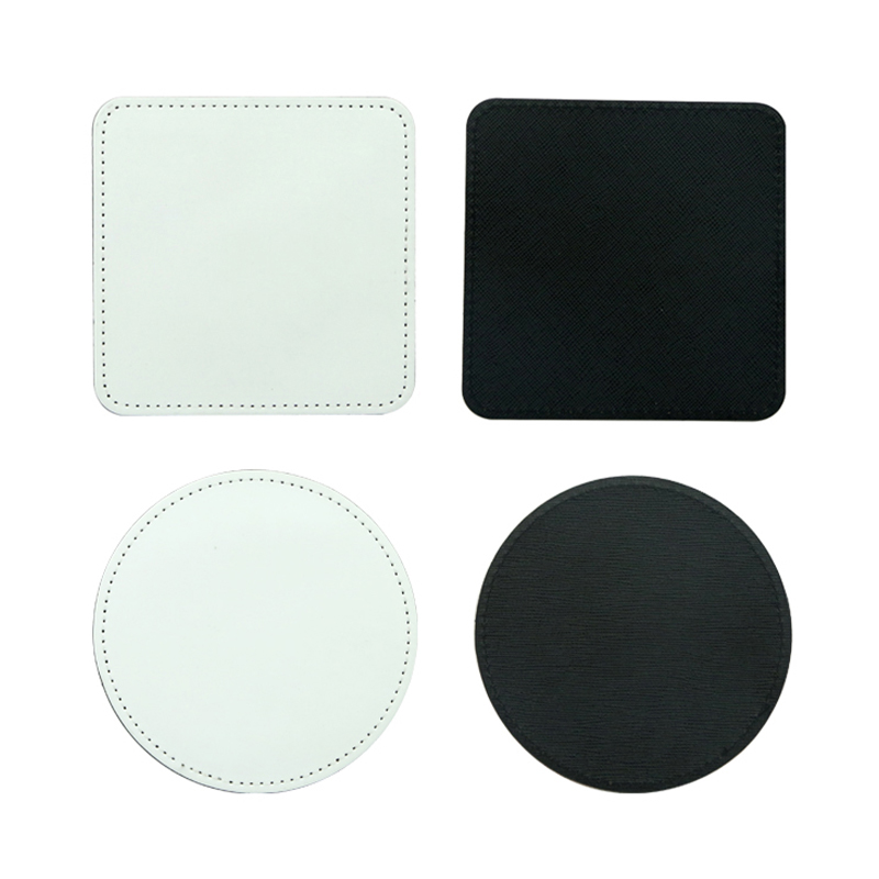 Sublimation PU Leathar Mug Coaster - Babhta