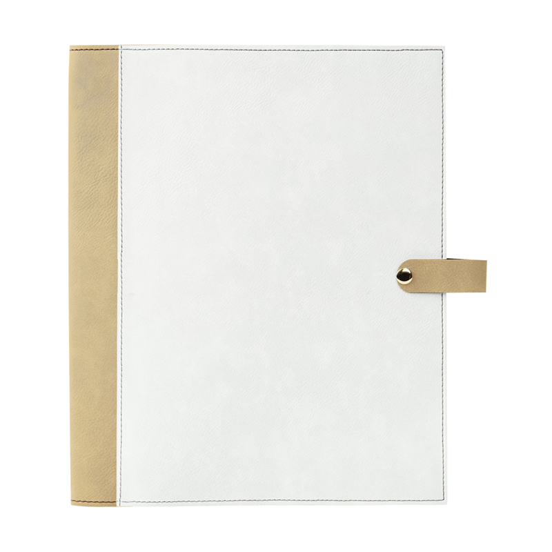 Clúdach Leabhar Leatherette Sublimation le Dúnadh Snap