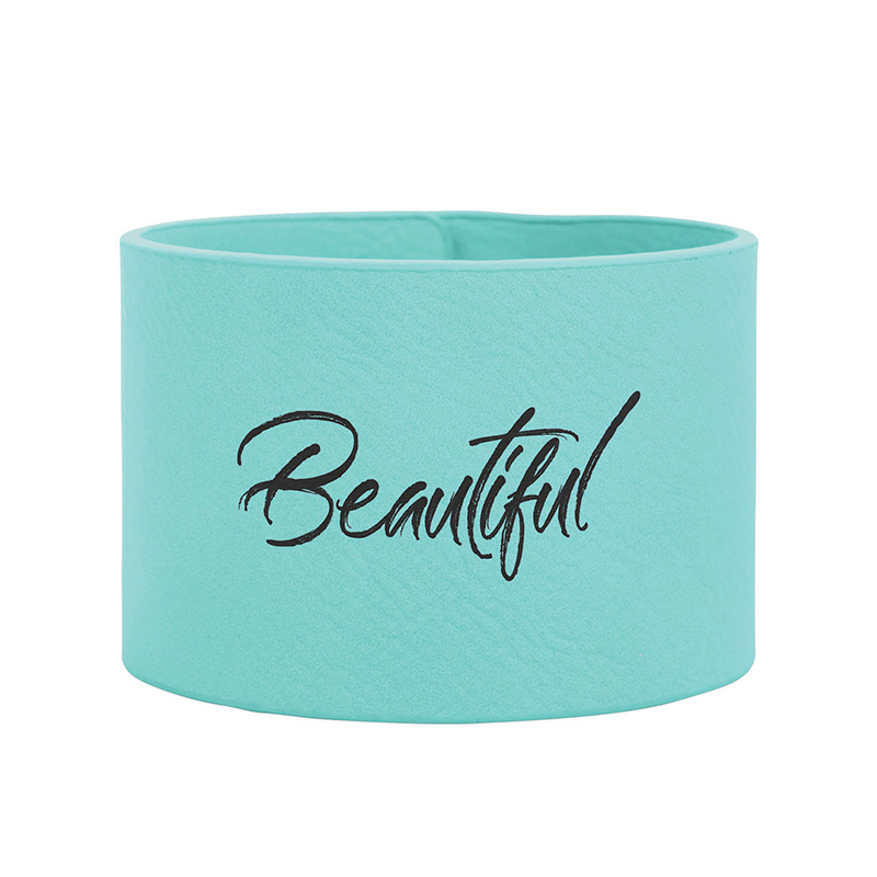 9 1/2' x 2' Bracelet Cufa Leatherette Léasair