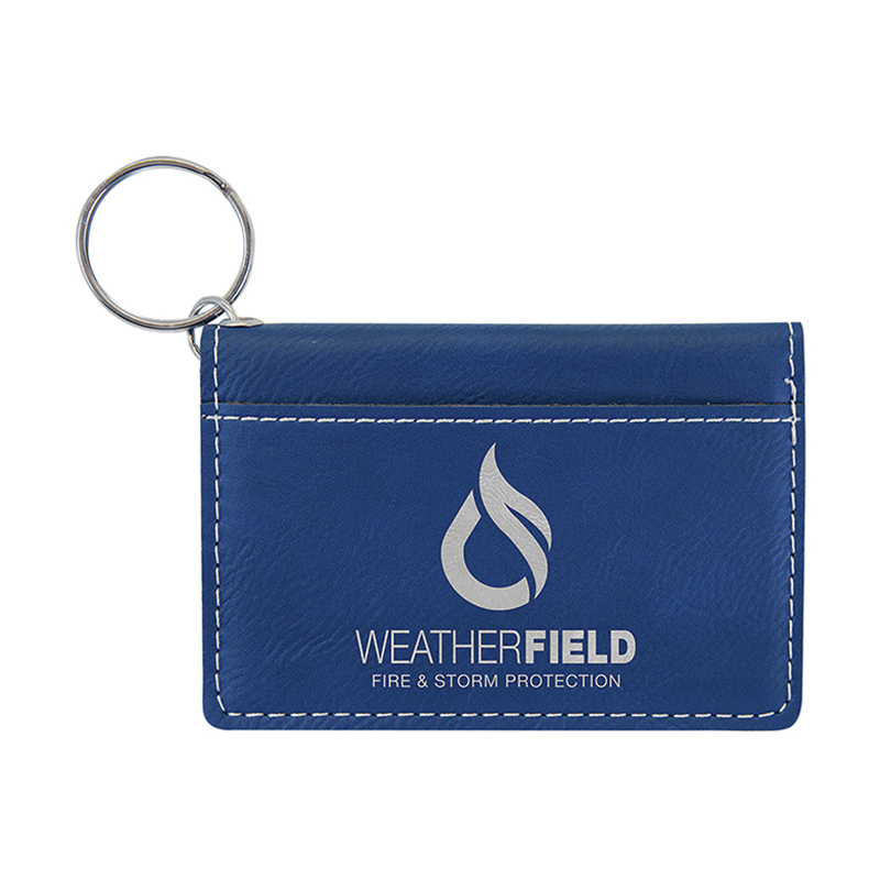 Sealbhóirí ID Leatherette Laserable