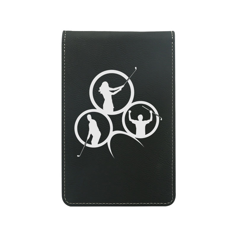 Sealbhóir Scórchárta Gailf Leatherette Laserable