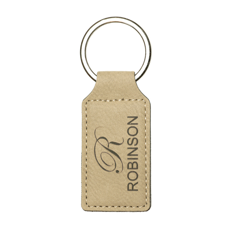 Keychain Dronuilleog Laserable Leatherette