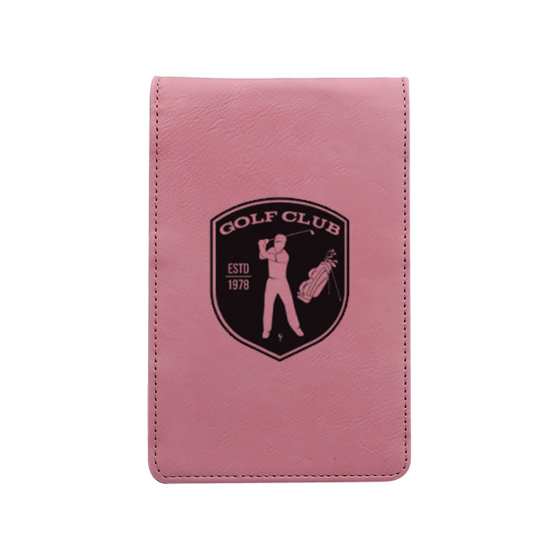 Sealbhóir Scórchárta Gailf Leatherette Laserable