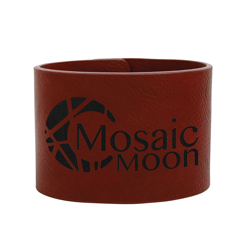 9 1/2' x 2' Bracelet Cufa Leatherette Léasair