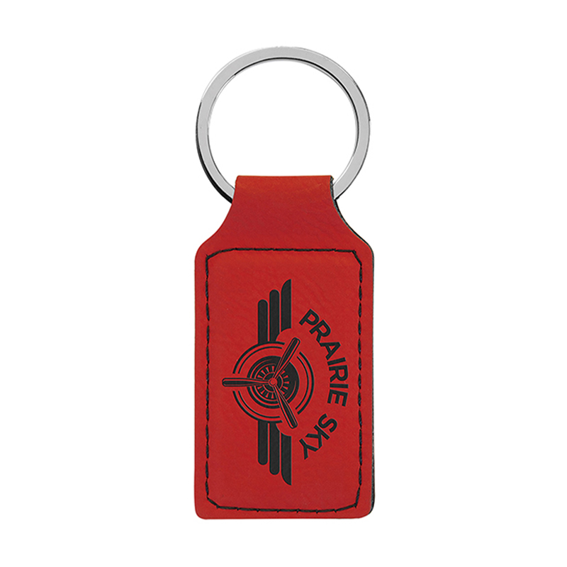 Keychain Dronuilleog Laserable Leatherette